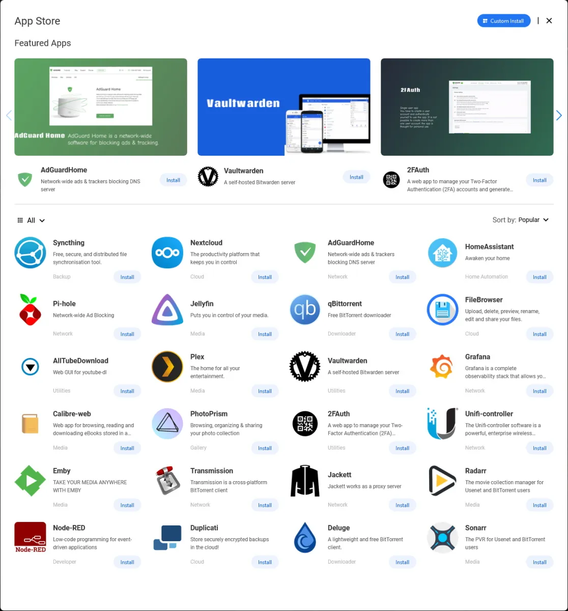 The CasaOS App Store Screenshot%202022-06-11%20at%2015-39-59%20CasaOS