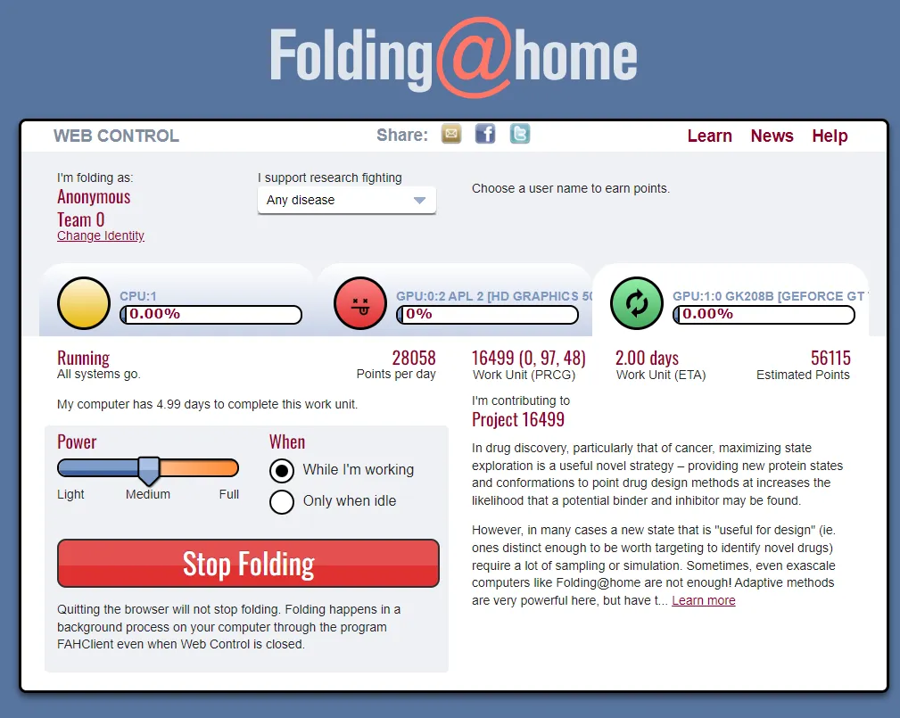Folding@Home running in Docker Screenshot_2022-06-13_205913